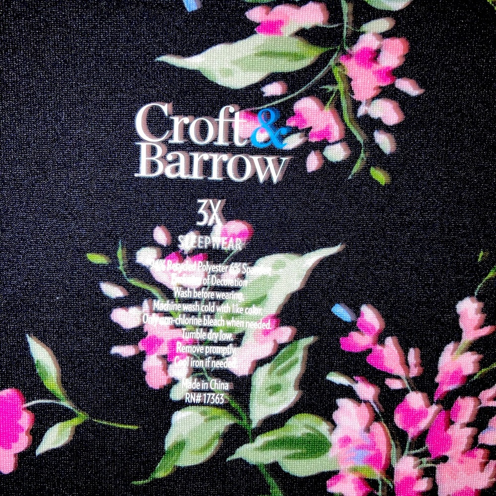Croft and Barrow Night Shirt 3x